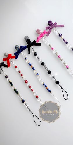 Beaded and Blinged Pacifier Clips