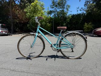 Schwinn Women’s City Cruiser Bike – Turquoise – 7-Speed
