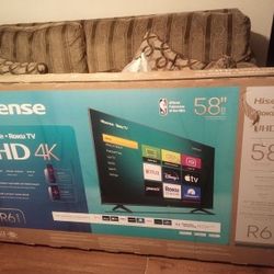 New 58’ Inch Roku Smart Tv ..$199.00!!