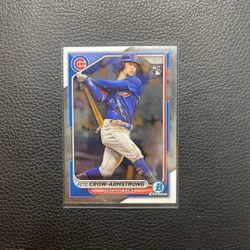2024 Pete Crow-Armstrong Bowman Chrome Rookie Card