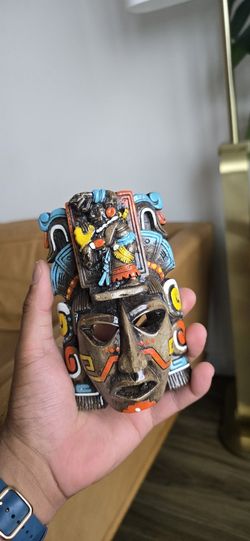 Mayan/Aztec Warrior Antique Decor