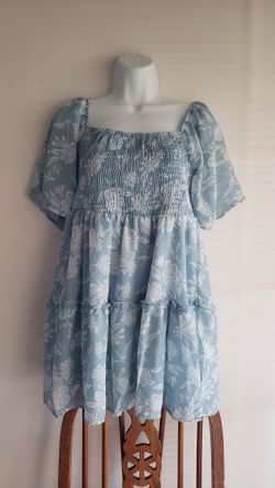 Flowy Mini Mesh Dress Size Large