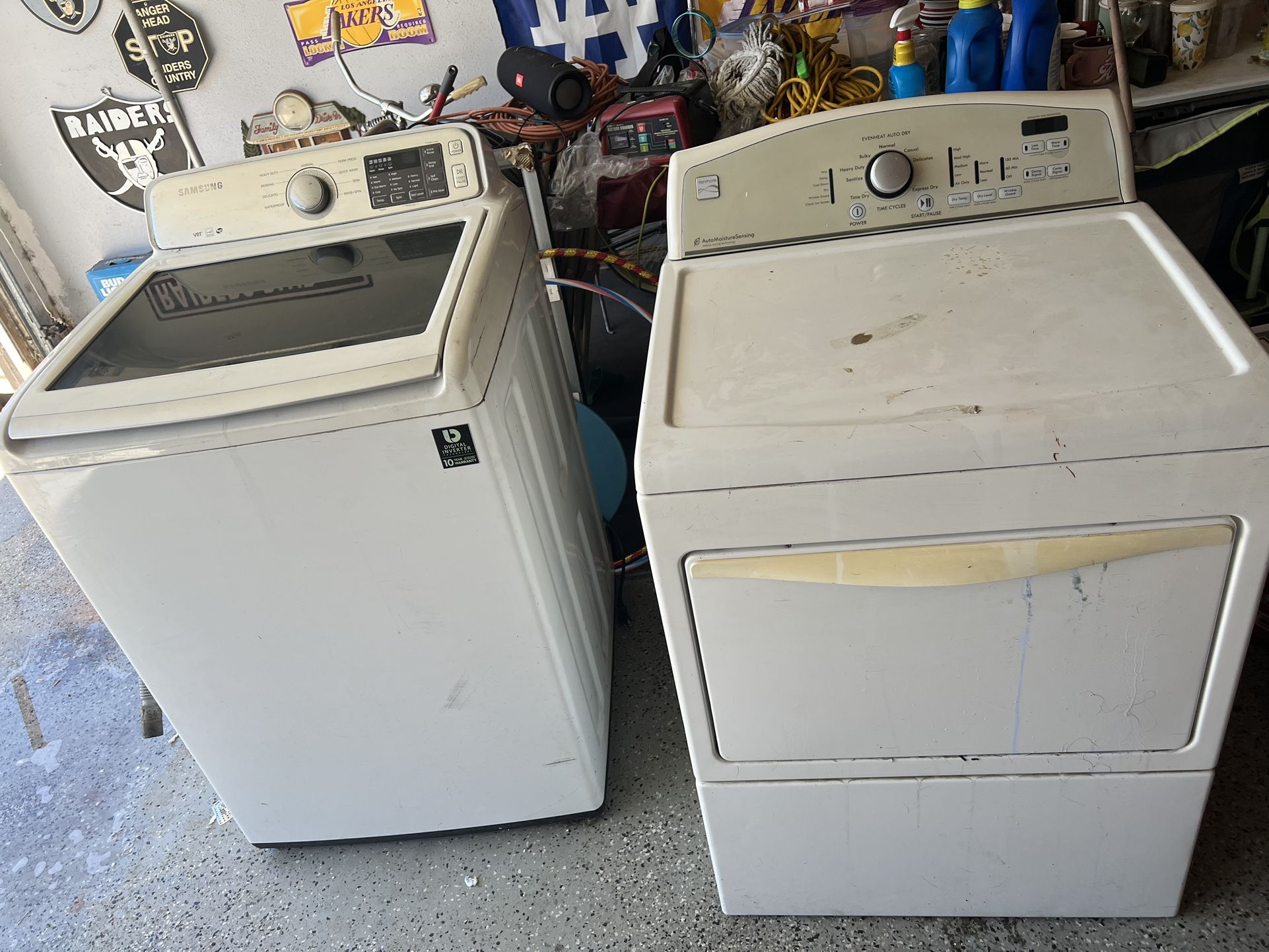 Samsung Washer And Kenmore Dryer 400