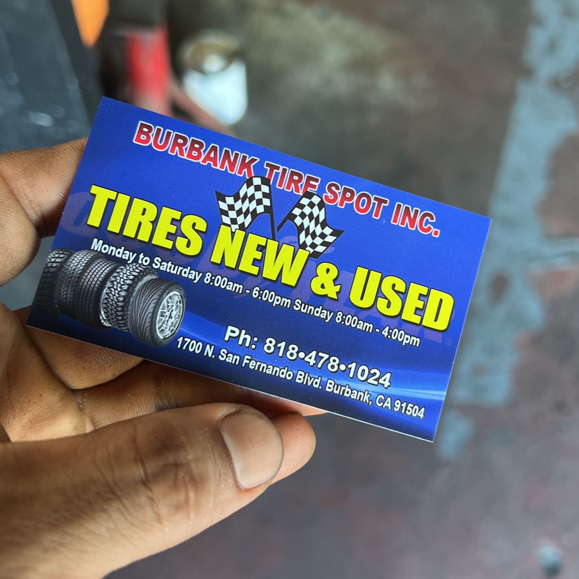 Burbank Tire spot Inc