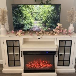Entertainment Center W/ Fireplace