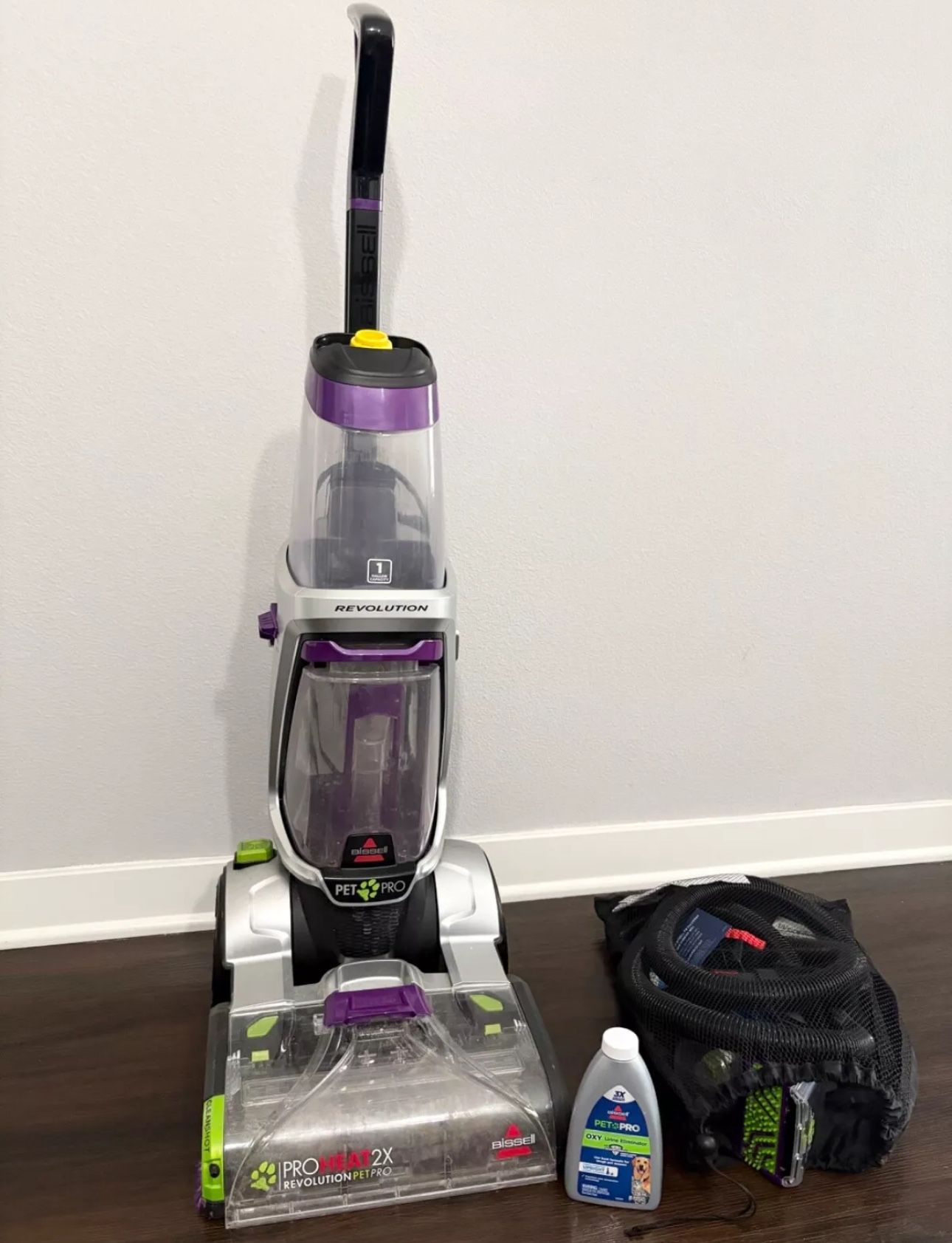 BISSELL ProHeat 2X Revolution Pet Pro Plus Upright Deep Cleaner - Purple (3588F)