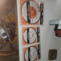 3× Ridgid 