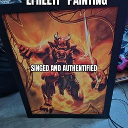 Dungeons & DRAGONS "Efreeti" Signed Painting