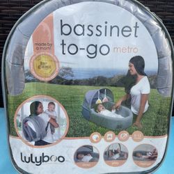 LulyBoo Bassinet To-Go Metro portable crib.