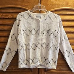 DRESSBARN WOMENS MEDIUM CARDIGAN