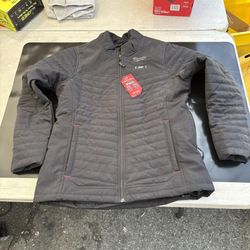 Milwaukee Women's Medium M12 12-Volt Lithium-Ion Cordless AXIS Black Heated Quilted Jacket No Battery