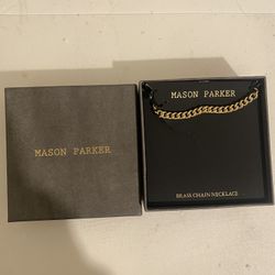 Mason Parker Brass Chain Necklace