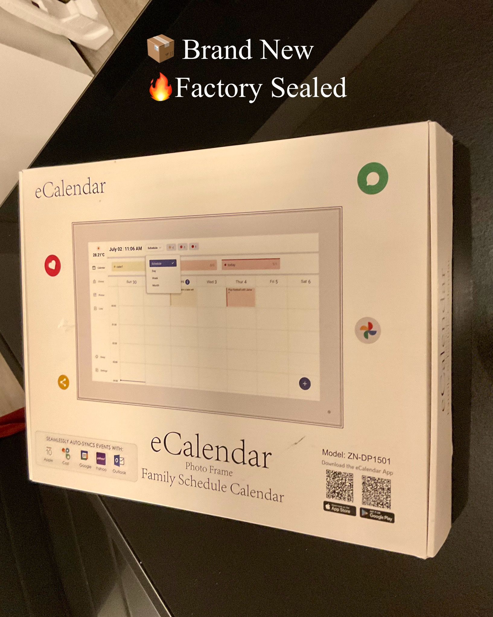 SSA 15.6in Smart Digital Calendar | eCalendar + Photo Frame