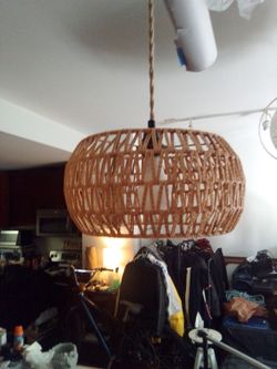 Toolcat5 mixed material hanging lamp