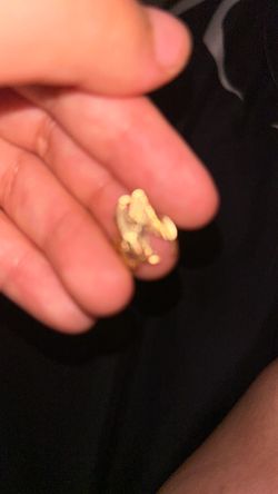 M ring 10k gold