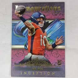 Bo Nix 2024 Topps Inception Football Inaugurations Rookie SSP Case Hit 