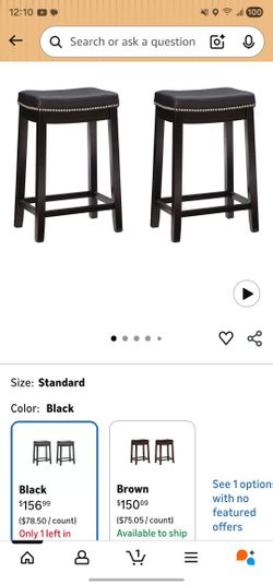 Backless Wood Counter Stool