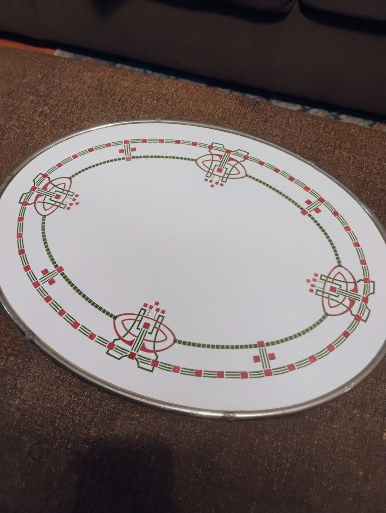 Antique Porcelain German Serving Tray