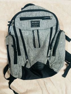 Eddie Bauer First Adventure Diaper Backpack – Gray
