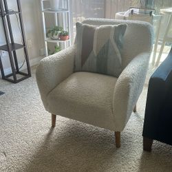 Boucle Accent Chair 