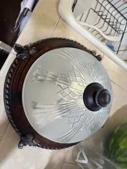 Hampton Bay ceiling light fixture $25 New!