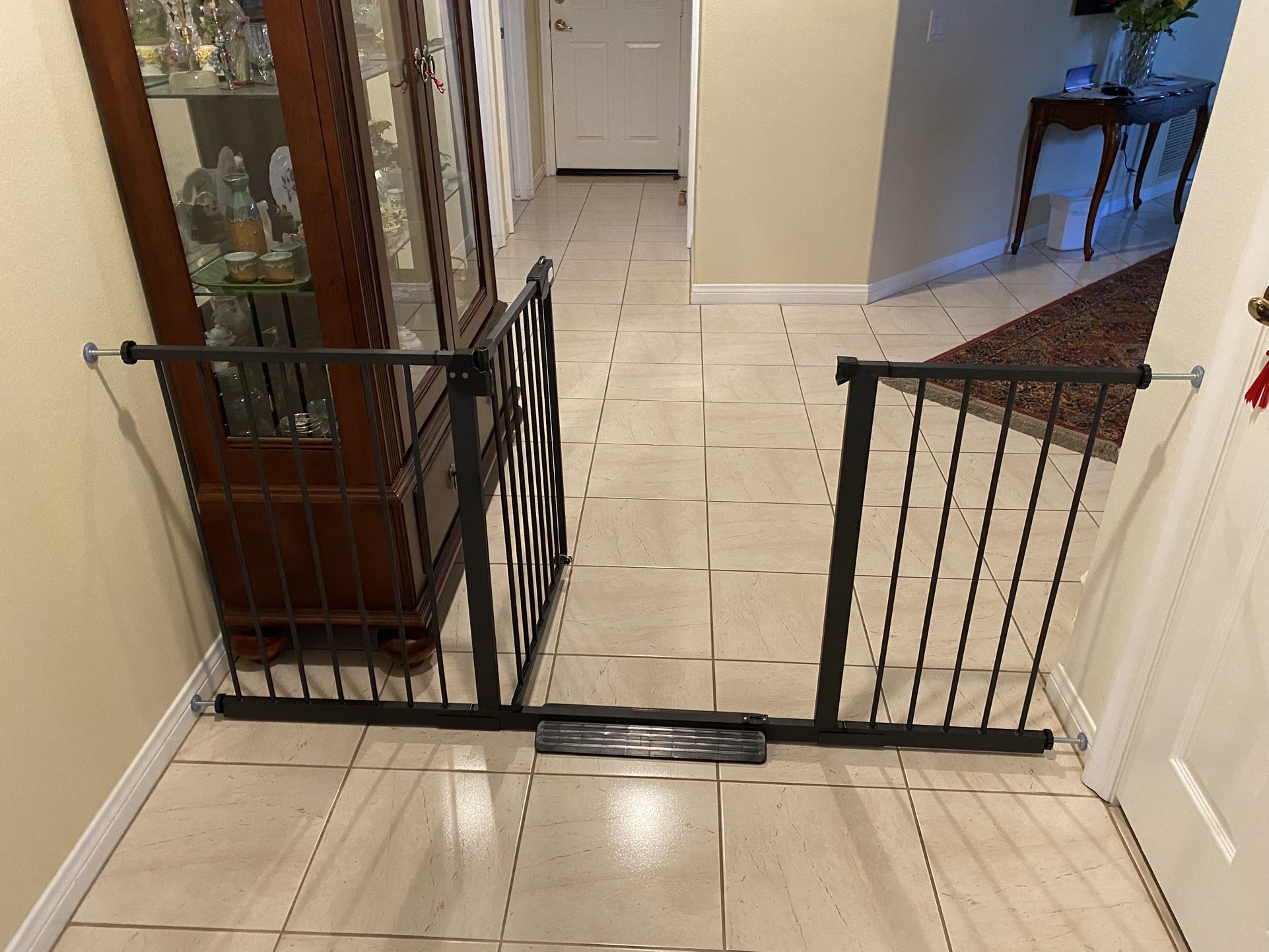WAOWAO Triple Lock Baby Gate Extra Wide 62.59-67.32"