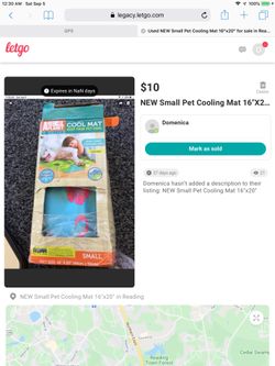 New Small Pet Cooling Mat