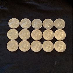 (15) 2018 Half Dollar Coins (uncirculated) Proof Coins