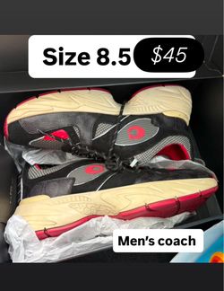 Men’s coach shoes size 8.5