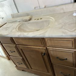 Bathroom Vanity &  Mirror 