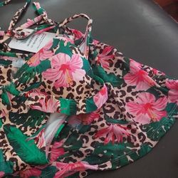 Women Bathing Suits With Coverup ,New W Tags Sz L,xs,med