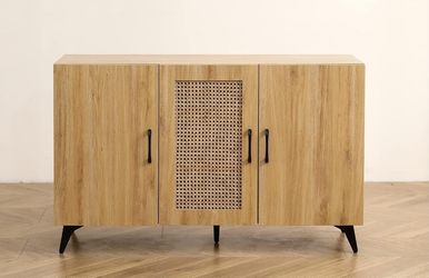 New Storage Cabinet, Buffet Cabinet with Adjustable Shelf, Sideboard Coffee Bar Cabinet