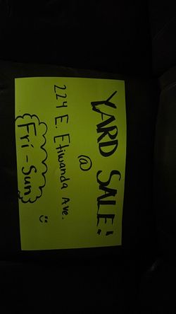 Yard sale at 224 E Etiwanda Ave Rialto, CA  92376