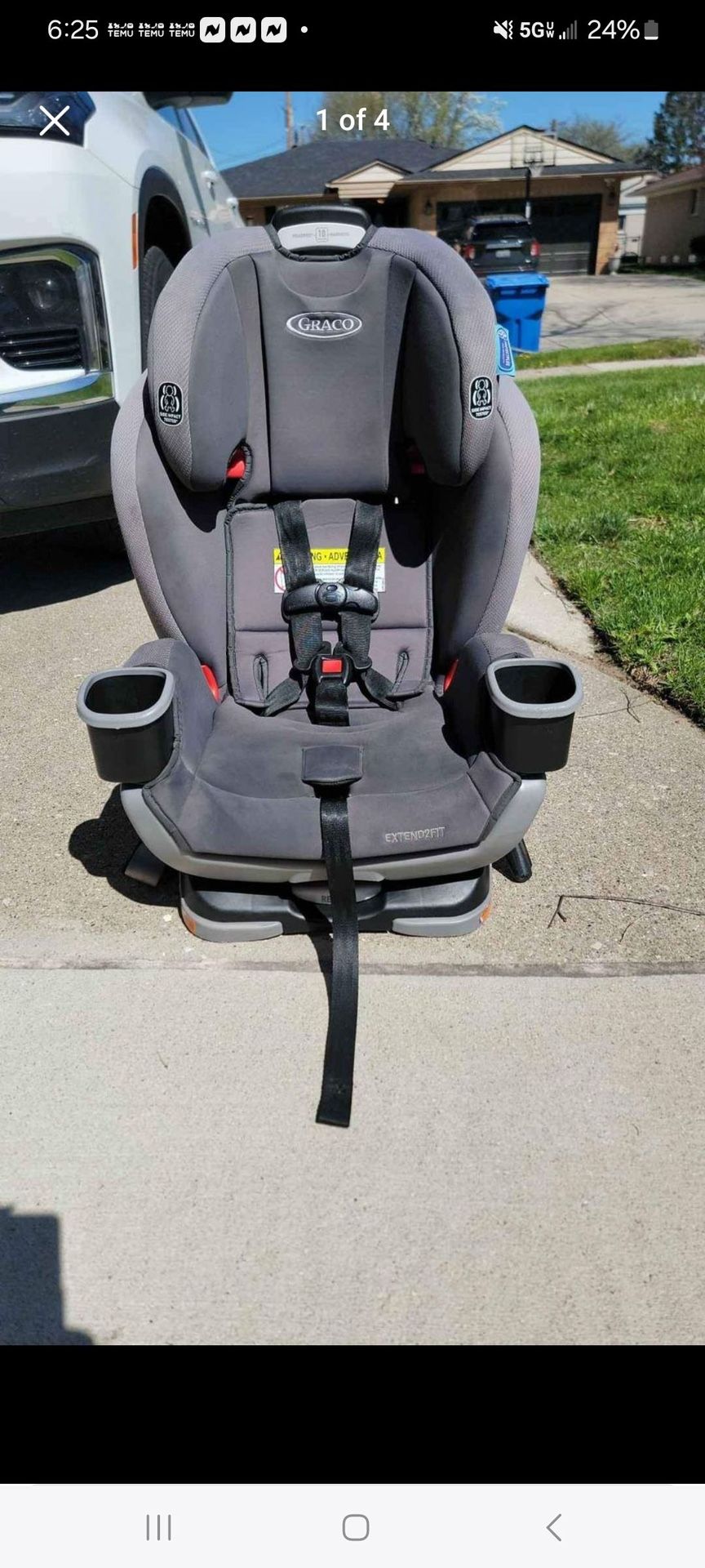 Graco Extend2Fit 3-in-1 Car Seat 