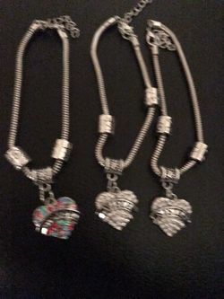 Sister niece Rhinestone bracelets brand new!
