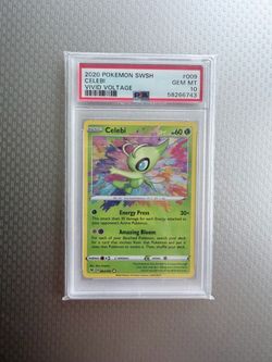 PSA 10 Celebi Pokemon Card Vivid Voltage 009/185