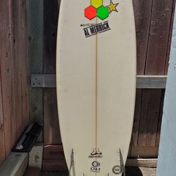 Al Merrick surfboard shortboard 5'9