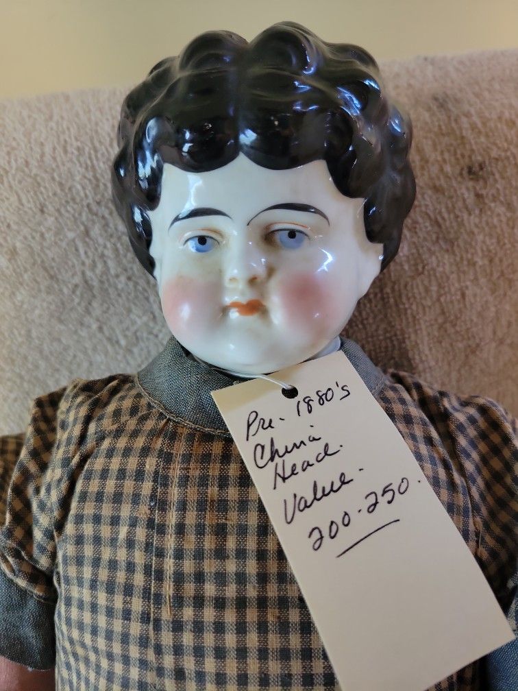 Very Old China Head And Hands