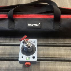 NEEWER 16in/40cm Carbon Fiber Camera Slider with 360°