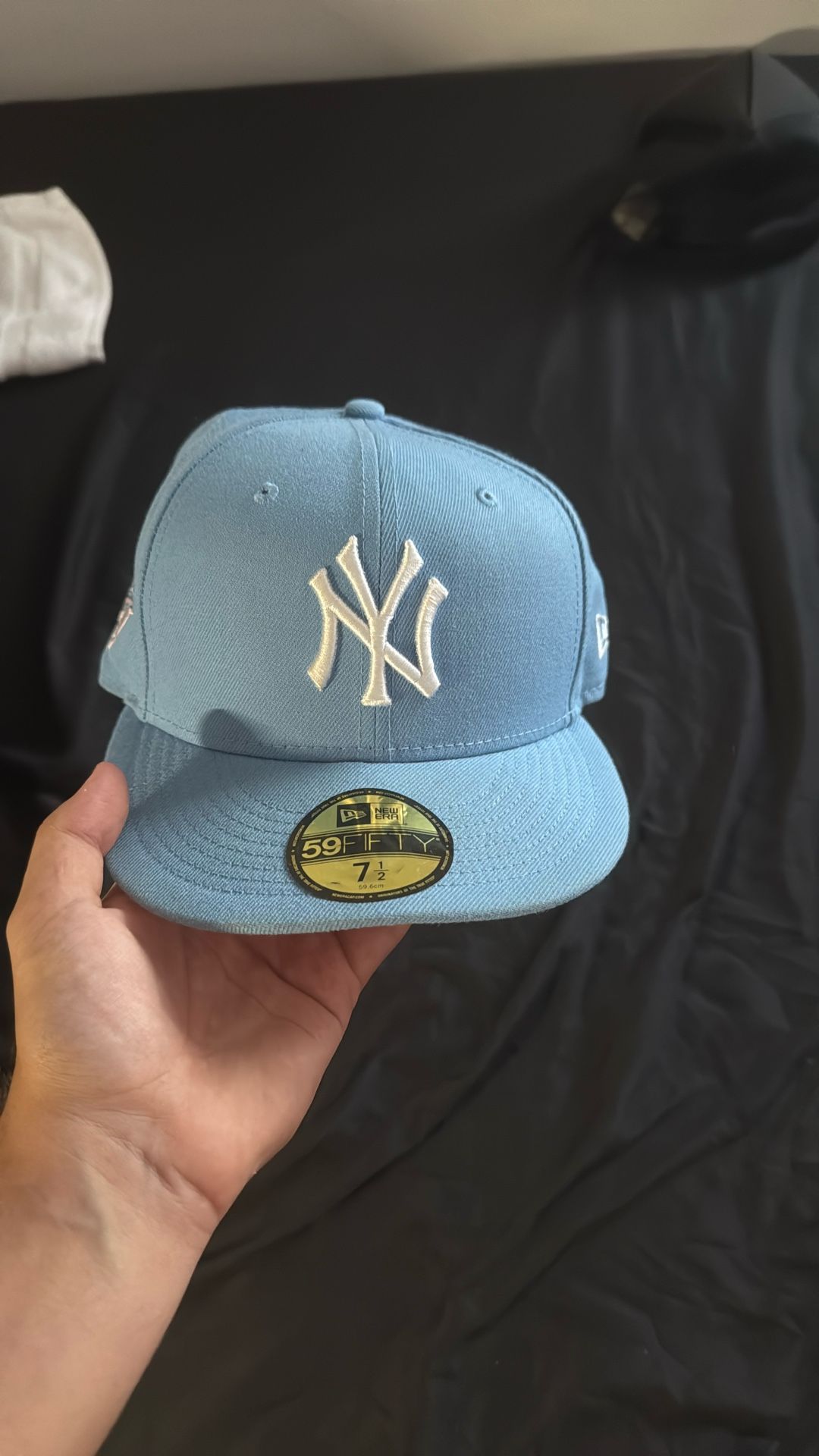 New York Yankees Baby Blue Fitted Hat