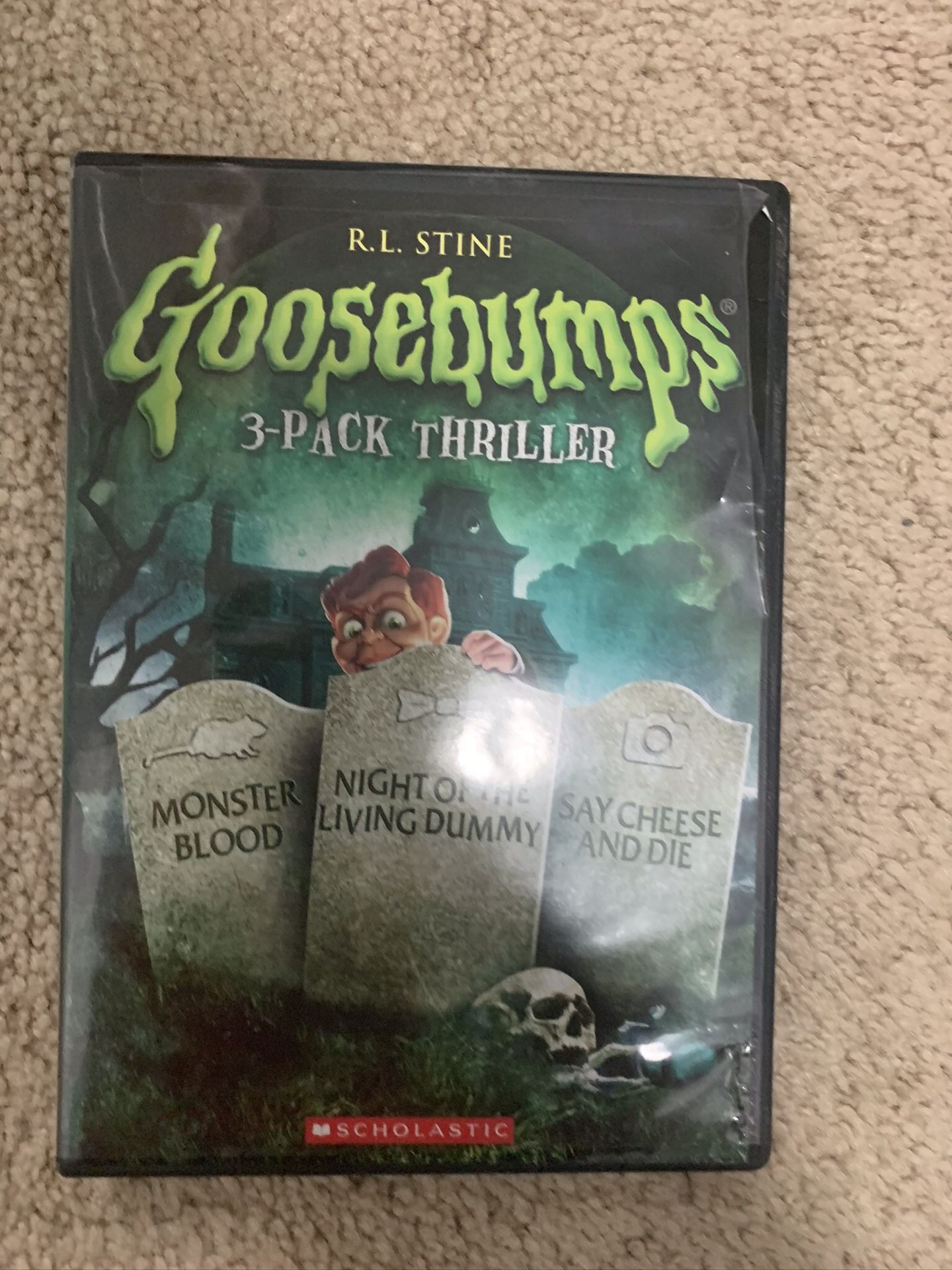 Goosebumps 3pk thriller dvd