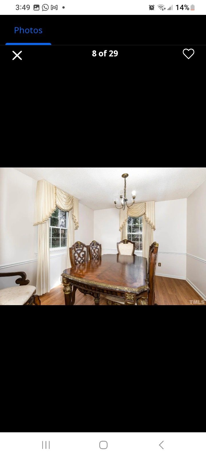 Dinning Table With 6 Chairs