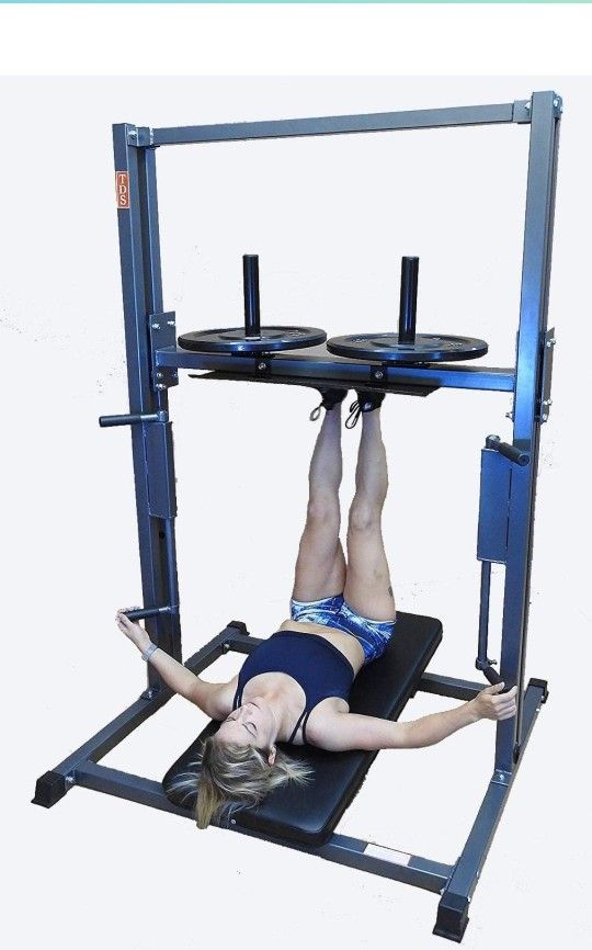 TDS Premier Vertical Leg Press - Silver Grey