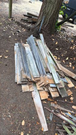 Used cedar fence boards