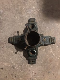 Antique cast iron Christmas tree stand from the late 1800’s