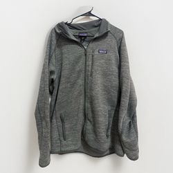 PATAGONIA Mens 2XL Rib Knit Better Sweater 1/4 Zip Fleece Jacket Pullover *Agile