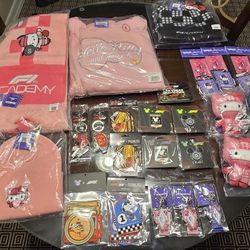F1 Formula 1 Hello Kitty, Snoopy an Mickey Mouse Exclusive Merch from Vegas 2025