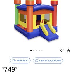 Cloud 9 Commercial Grade 13' x 13' Castle Bounce House - 100% PVC Bouncer - Inflatable Only
