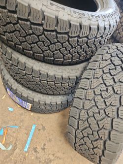 New set of tires 275 55 20 all terrain