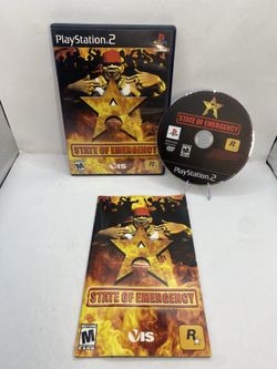 State of Emergency PS2 PlayStation 2 Black Label Edition Tested clean CIB
